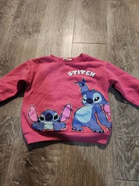 Disney Pink Stitch Sweatshirt
